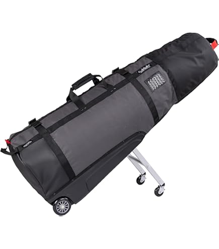 SUNMOUNTAIN × MBE ClubGlider ゴルフバッグキャリー Sun Mountain ClubGlider Meridian Golf Travel Bag - 4-Wheel Rolling